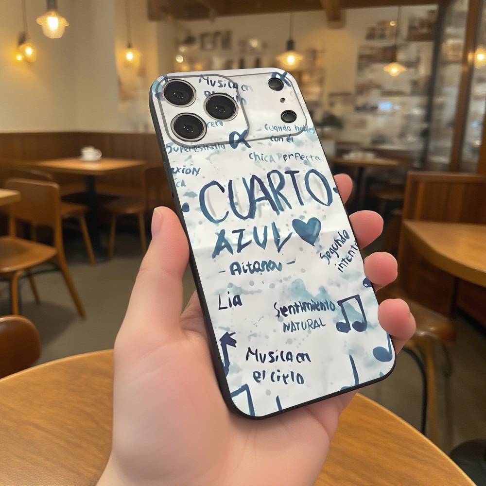 A-Aitana CUARTO AZUL Phone Case For iPhone 17,16,15,14,13,12,11,Pro,XS,Max,XR,Plus,E,SE4,Mini Black Soft Cover iPhone12PROMAX
A-Aitana CUARTO AZUL Phone Case For iPhone 17,16,15,14,13,12,11,Pro,XS,Max,XR,Plus,E,SE4,Mini Black Soft Cover iPhone12PROMAX