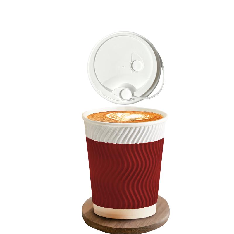 Huibaili Disposable Black & Red Corrugated Coffee Cups, 340ml, 20 Sets
Huibaili Disposable Black & Red Corrugated Coffee Cups, 340ml, 20 Sets