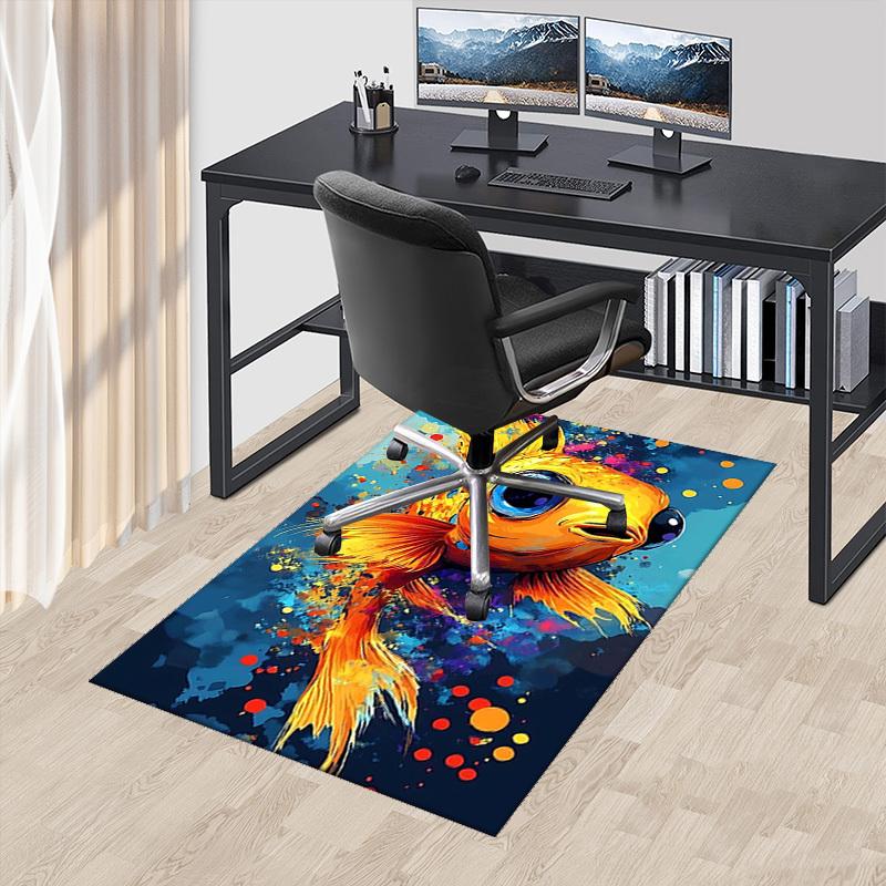 1pc Goldfish Splash Office Chair Mat Anime Cartoon Design, Non Slip Carpet for Home and Office Decor 60cm by 90cm
1pc Goldfish Splash Office Chair Mat Anime Cartoon Design, Non Slip Carpet for Home and Office Decor 60cm by 90cm