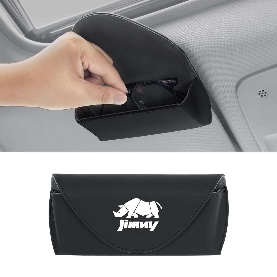 Sunglasses Holder for Car Glasses Compatible with All Car Glasses Sunglasses PU Leather with Jimny, Protection, High-Quality Texture, Jimny, Nomad,
Sunglasses Holder for Car Glasses Compatible with All Car Glasses Sunglasses PU Leather with Jimny, Protection, High-Quality Texture, Jimny, Nomad,