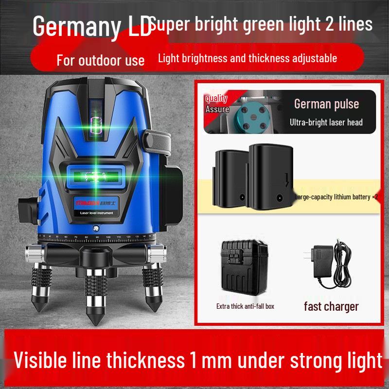 High-Precision 35-Line Self-Leveling Outdoor Infrared Green Laser Level
High-Precision 35-Line Self-Leveling Outdoor Infrared Green Laser Level