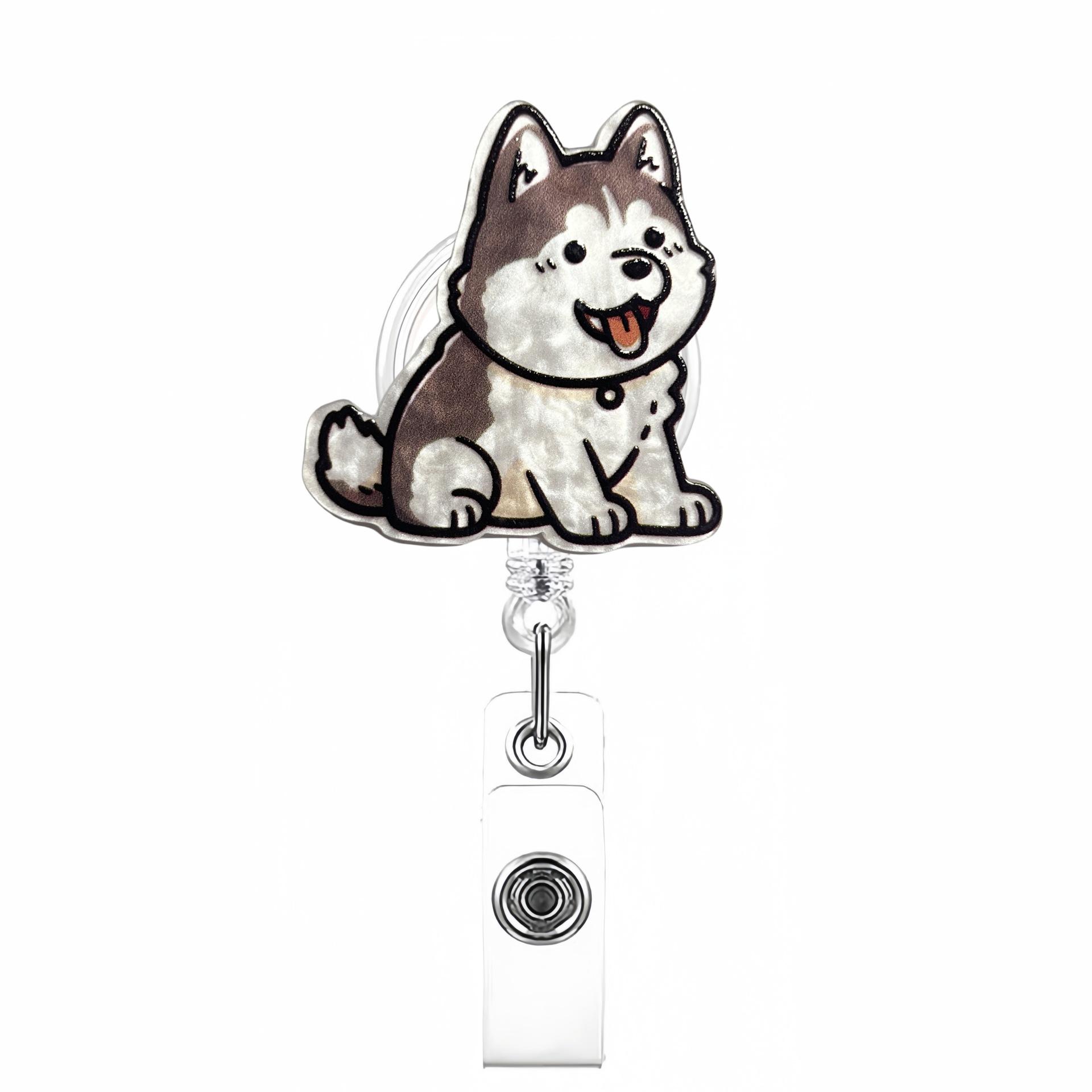 Retractable Nurse Chest Badge Reel Holder Alligator Clip Dogs Acrylic Easy-To-Pull Badge Reel For Hospital Employee Nurse Gifts
Retractable Nurse Chest Badge Reel Holder Alligator Clip Dogs Acrylic Easy-To-Pull Badge Reel For Hospital Employee Nurse Gifts