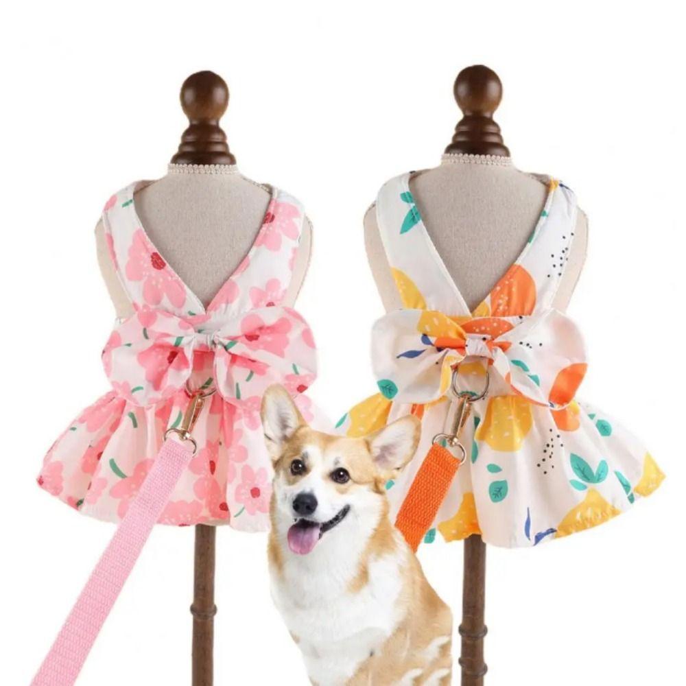 Sweet Thin Cat Skirt Fruit Printing Dog Sleeveless Dress Dog Dress and Leash Set Photograph XL синій
Sweet Thin Cat Skirt Fruit Printing Dog Sleeveless Dress Dog Dress and Leash Set Photograph XL синій
