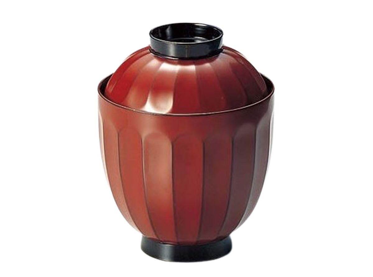 J-Kitchens Small Soup Bowl, Kikuwari Design, Kodai Negoro Style, 7.7cm, Hand-Painted, Lacquered, Made in Japan
J-Kitchens Small Soup Bowl, Kikuwari Design, Kodai Negoro Style, 7.7cm, Hand-Painted, Lacquered, Made in Japan