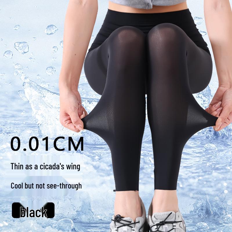 Ultra-Thin Ice Silk UV-Protective Seamless Yoga Pants - High Elasticity, No Curling, Tight-Fitting Cropped Summer Base Layer M (80-120 jin) чёрный
Ultra-Thin Ice Silk UV-Protective Seamless Yoga Pants - High Elasticity, No Curling, Tight-Fitting Cropped Summer Base Layer M (80-120 jin) чёрный