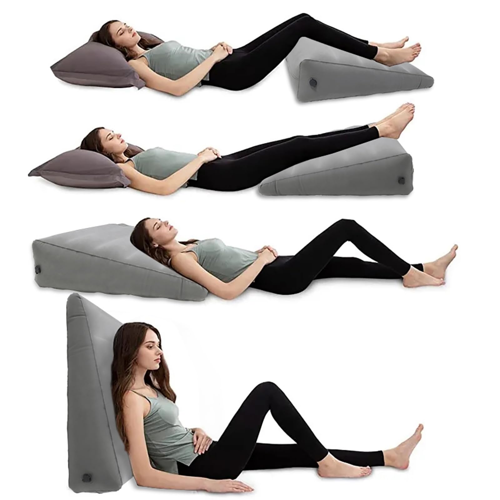 Baiao Треугольная подушка Поясничная подушка с надувной спинкой Портативная воздушная подставка для ног для офиса, автомобиля и путешествий Серая поддержка, Многофункциональное использование, серый
Baiao Треугольная подушка Поясничная подушка с надувной спинкой Портативная воздушная подставка для ног для офиса, автомобиля и путешествий Серая поддержка, Многофункциональное использование, серый