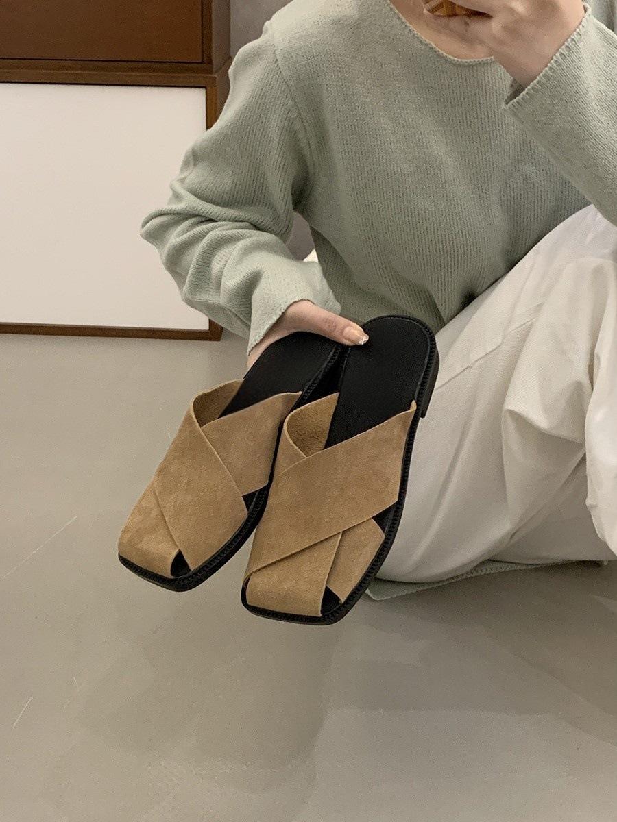 Женские сумки-полутапочки с закрытым носком, черные универсальные ленивые туфли-однопедальки в ретро-стиле на низком каблуке 40 светло-коричневого
Женские сумки-полутапочки с закрытым носком, черные универсальные ленивые туфли-однопедальки в ретро-стиле на низком каблуке 40 светло-коричневого