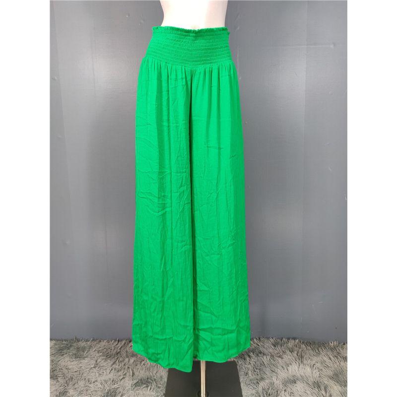 Foreign Trade Order NZ Home 2025 Summer New Refreshing Soft Fabric Dopamine Color Elastic Waist Wide Leg Trousers Green L
Foreign Trade Order NZ Home 2025 Summer New Refreshing Soft Fabric Dopamine Color Elastic Waist Wide Leg Trousers Green L
