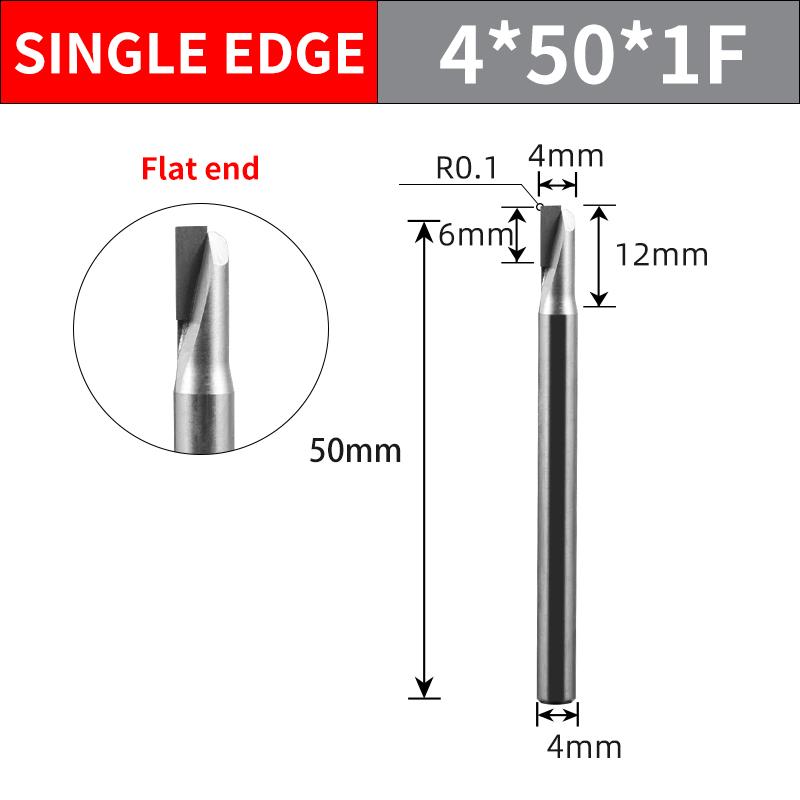 PCD Diamond Milling Cutter Engraving Bit Carbon Fiber Fiberglass Bakelite Polycrystalline End Mill Tool Carbide Machining CNC 4x50x1F
PCD Diamond Milling Cutter Engraving Bit Carbon Fiber Fiberglass Bakelite Polycrystalline End Mill Tool Carbide Machining CNC 4x50x1F