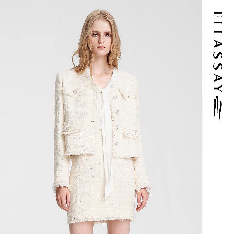 ELLASSAY Women s Tweed Short Jacket M
ELLASSAY Women s Tweed Short Jacket M