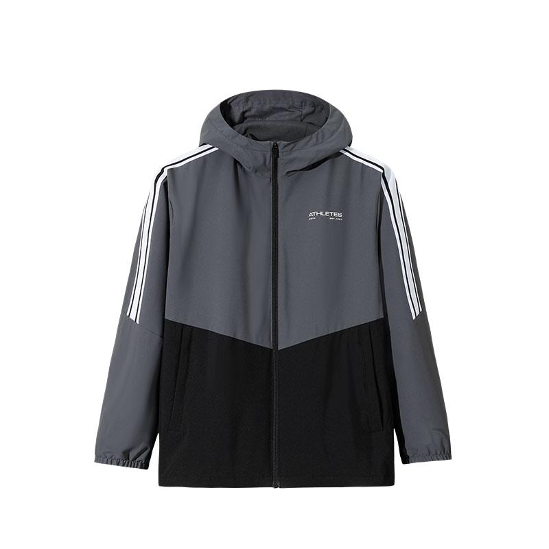 Anta Color Block Zip Up Hooded Comfortable Breathable Versatile Jacket Men Jacket Gray Black 152517616-1 2XL
Anta Color Block Zip Up Hooded Comfortable Breathable Versatile Jacket Men Jacket Gray Black 152517616-1 2XL