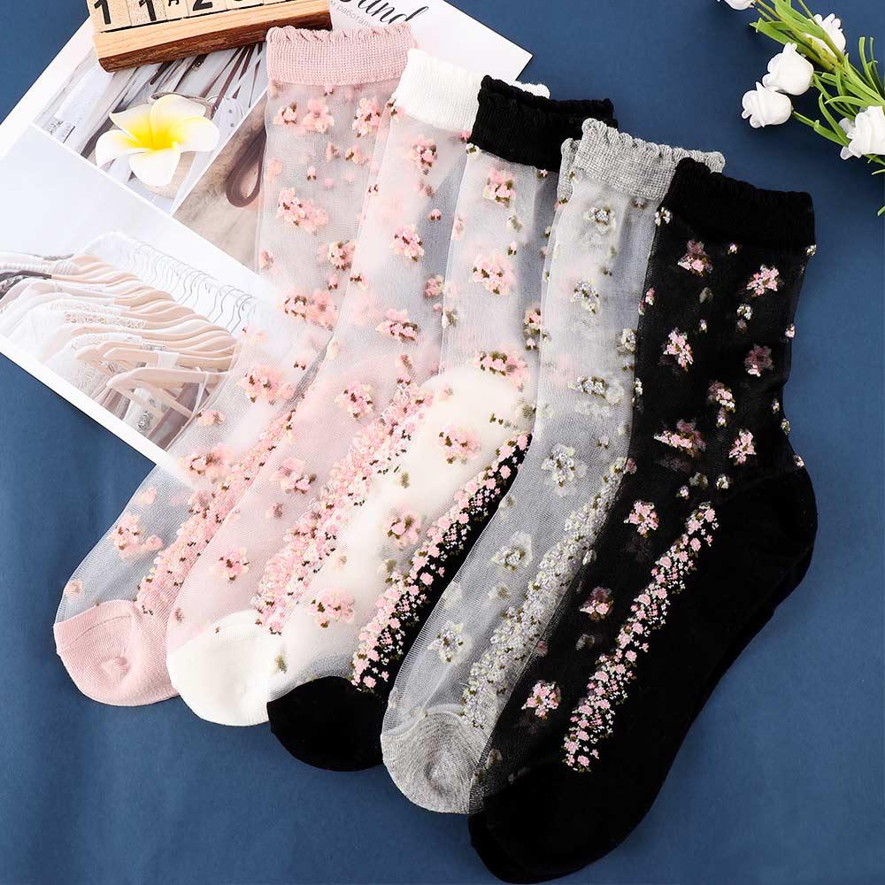Women Leisure Jacquard Thin Glass Silk Bow Socks Ankle Socks Short Sock Crystal Sock сірий
Women Leisure Jacquard Thin Glass Silk Bow Socks Ankle Socks Short Sock Crystal Sock сірий