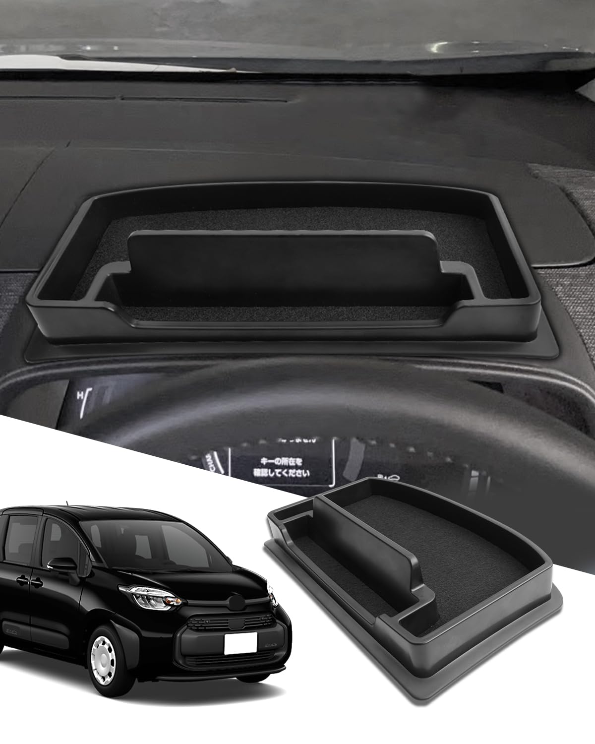 SXCY Dashboard Upper Board Console Box Compatible with the New Toyota Sienta Easy Also suitable as an interior storage compartment for small Tray,
SXCY Dashboard Upper Board Console Box Compatible with the New Toyota Sienta Easy Also suitable as an interior storage compartment for small Tray,