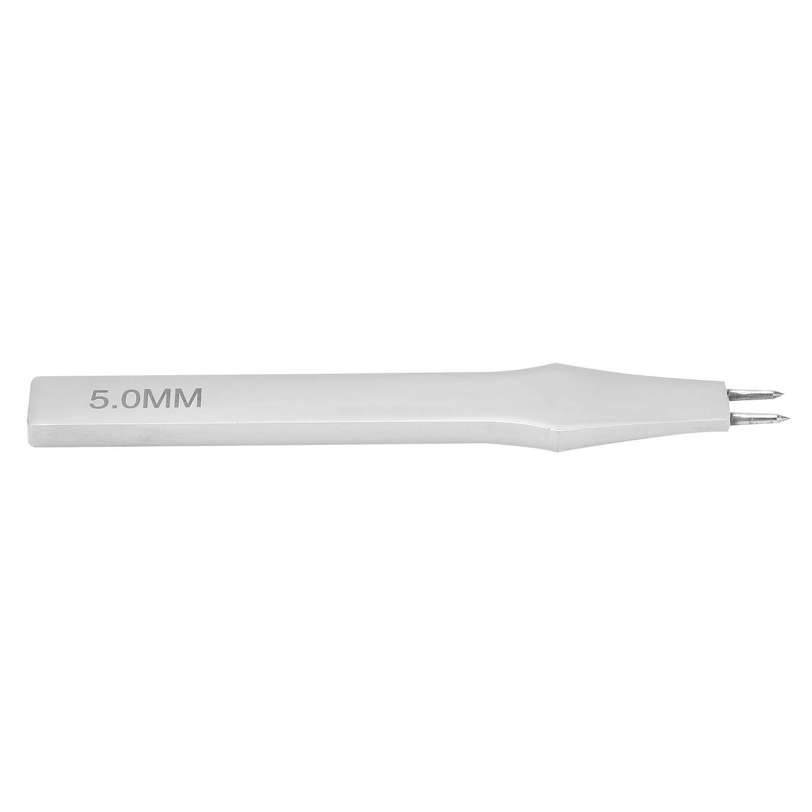 Leather Prong Chisel Row Hole Punch Steel Stitching Lacing Punching Craft DIY Tool 5mm2 Prong
Leather Prong Chisel Row Hole Punch Steel Stitching Lacing Punching Craft DIY Tool 5mm2 Prong
