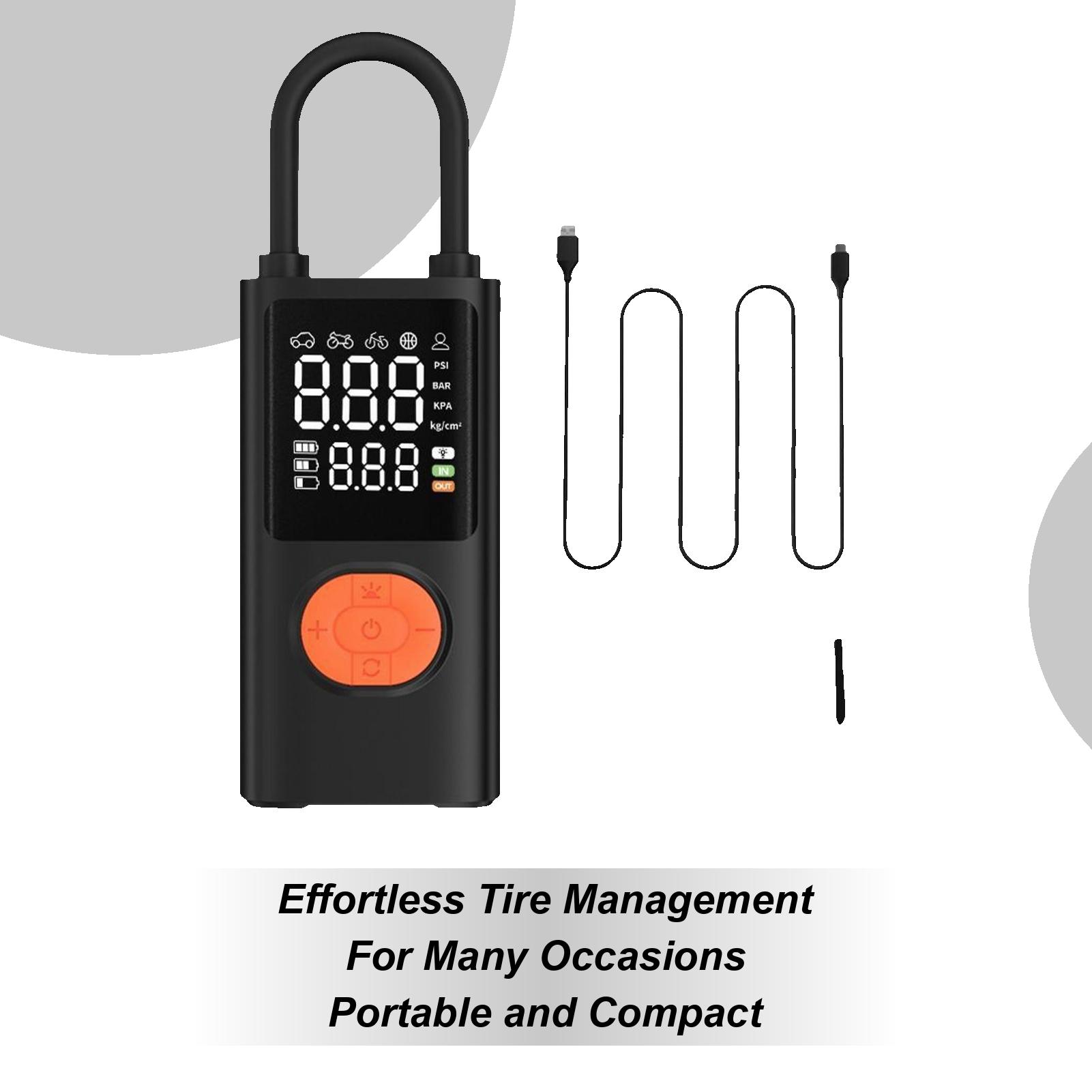 Portable Tire Inflator Electric Air Pump Rechargeable Light Tire Inflator With Digital Pressure Gauge For Motorcycle Truck Ball China Mainland
Portable Tire Inflator Electric Air Pump Rechargeable Light Tire Inflator With Digital Pressure Gauge For Motorcycle Truck Ball China Mainland