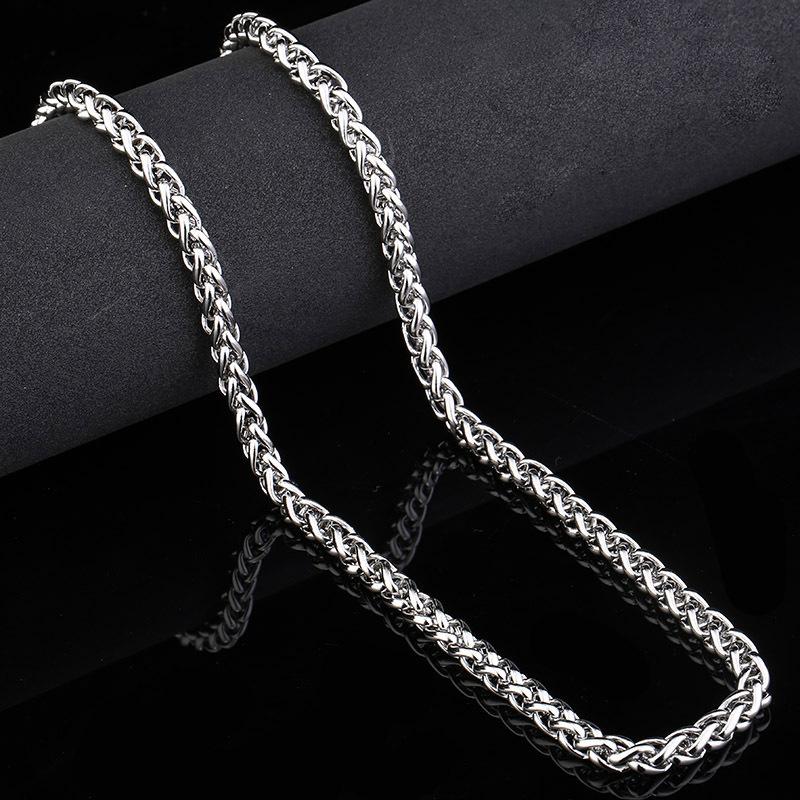 Titanium Steel Basket Chain Men Accessories Korean Trend Necklace Warrior 6mm*70cm
Titanium Steel Basket Chain Men Accessories Korean Trend Necklace Warrior 6mm*70cm