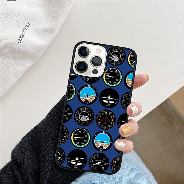 Flight Instruments Phone Case For iPhone 17 Air 15 16 Cover 11 13 14 Pro Max 12 Plus Max Fundas iPhone 16e
Flight Instruments Phone Case For iPhone 17 Air 15 16 Cover 11 13 14 Pro Max 12 Plus Max Fundas iPhone 16e