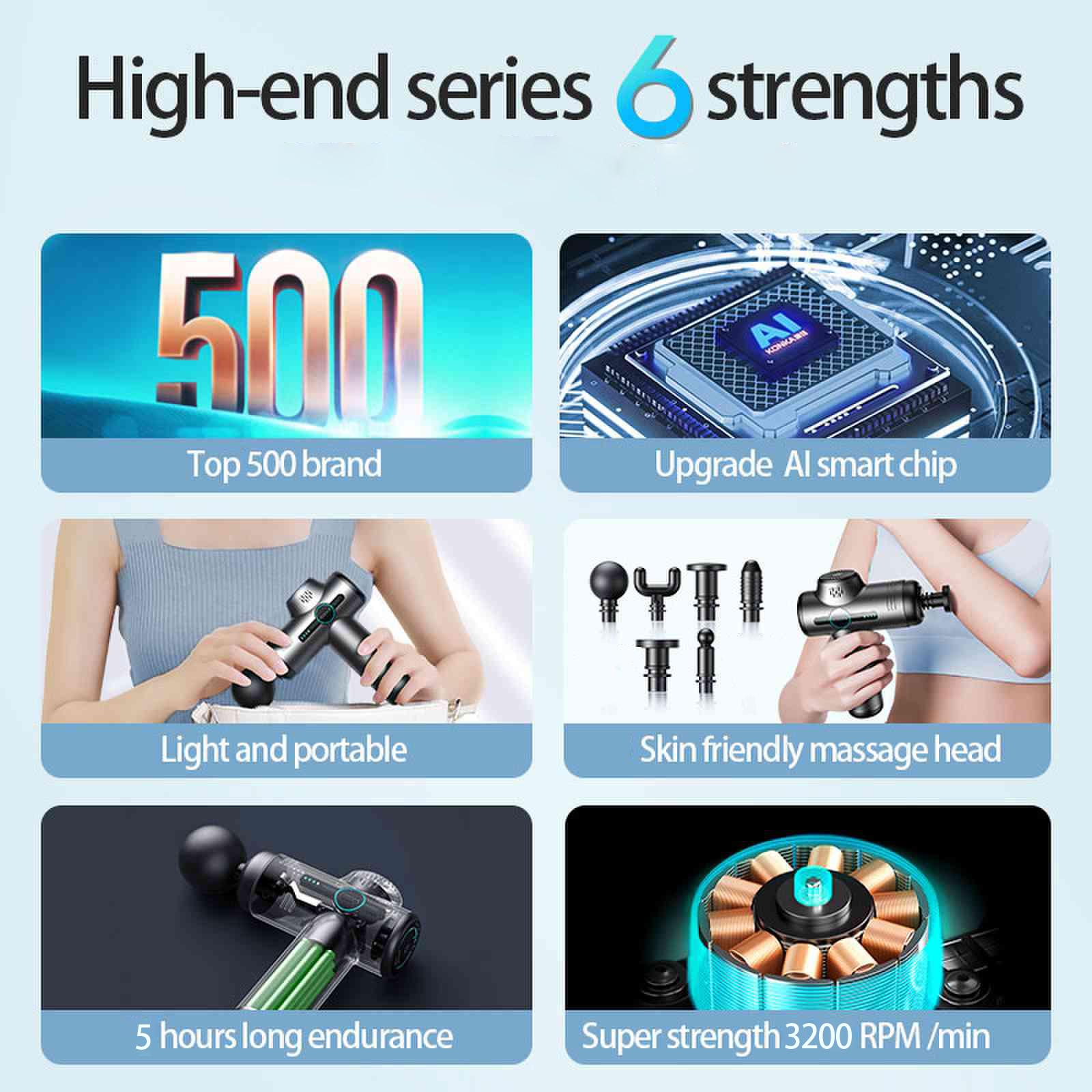 Home Portable Fascia Gun Muscle Relaxation Massage Device Deep Tissue Massage Gun 6 Adjustable Massa
Home Portable Fascia Gun Muscle Relaxation Massage Device Deep Tissue Massage Gun 6 Adjustable Massa