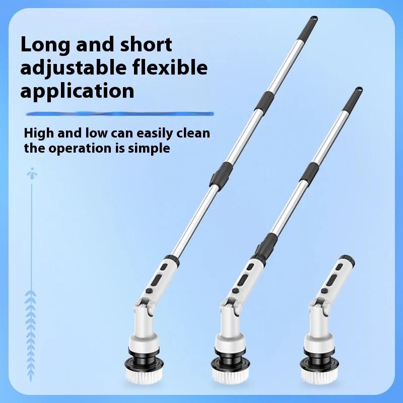 Electric Spin Scrubber Cordless Cleaning Brush with 9 Replaceable Brush Heads Adjustable Handle for Bathroom Floor Tile белый
Electric Spin Scrubber Cordless Cleaning Brush with 9 Replaceable Brush Heads Adjustable Handle for Bathroom Floor Tile белый