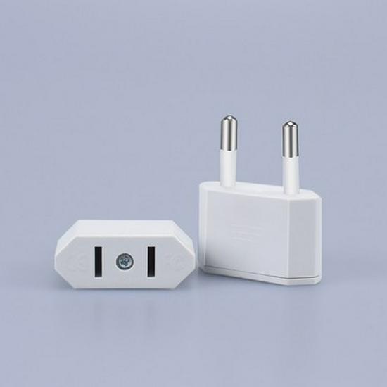 European to US Adapter: German Plug for France, South Korea, and Bali білий
European to US Adapter: German Plug for France, South Korea, and Bali білий