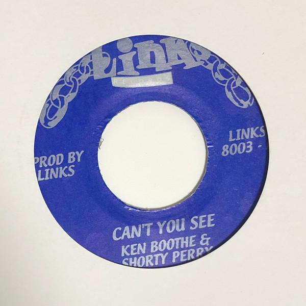 7inch Record KEN BOOTHE & SHORTY PERRY - Can t You See 8002 Links Records Jamaica Reggae, Ska & Dub Used
7inch Record KEN BOOTHE & SHORTY PERRY - Can t You See 8002 Links Records Jamaica Reggae, Ska & Dub Used