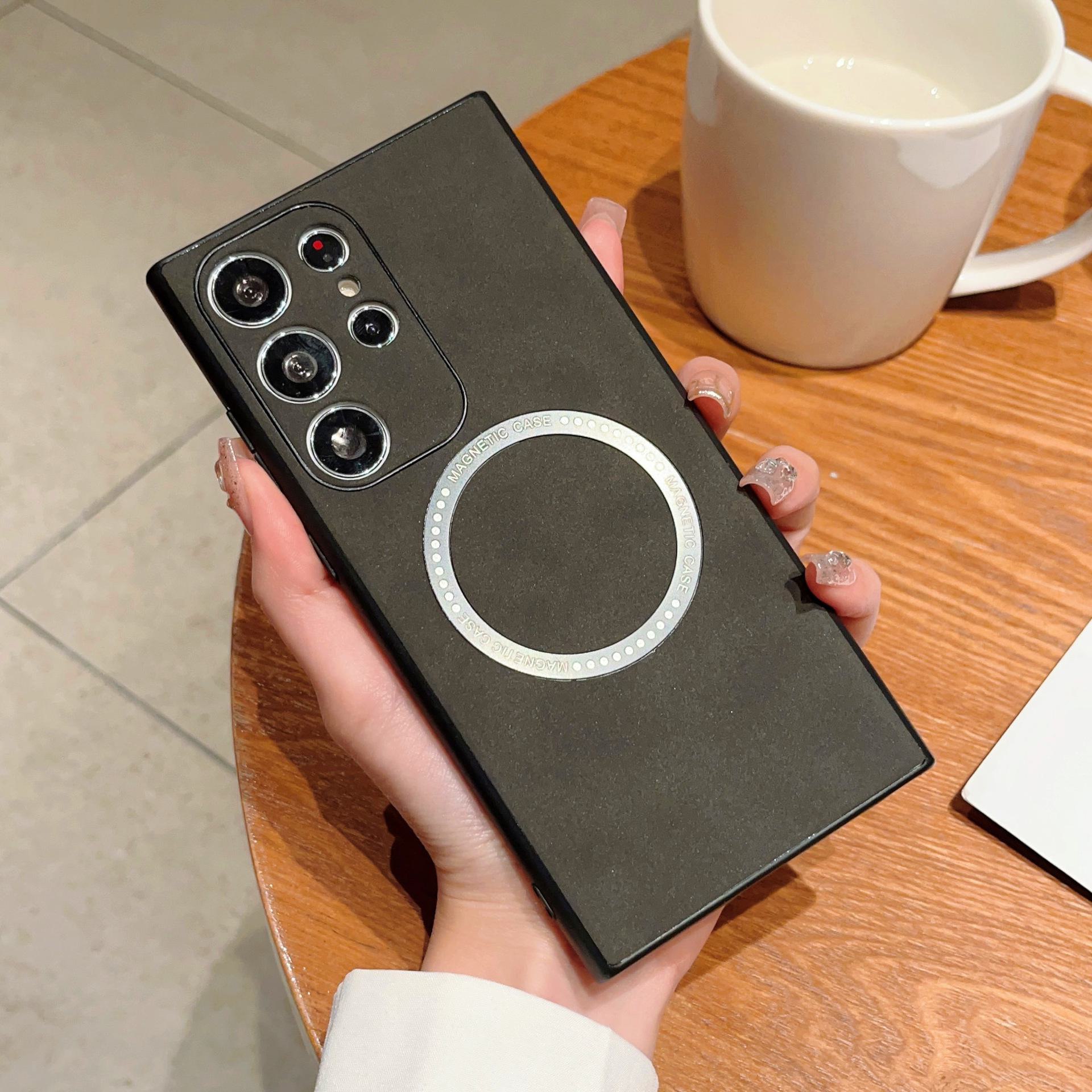 Чехол для телефона Samsung S23ULR с магнитной беспроводной зарядкой, защитный чехол из овчины S22+ - полная оболочка для S23 Plus S23 Ultra чёрный
Чехол для телефона Samsung S23ULR с магнитной беспроводной зарядкой, защитный чехол из овчины S22+ - полная оболочка для S23 Plus S23 Ultra чёрный