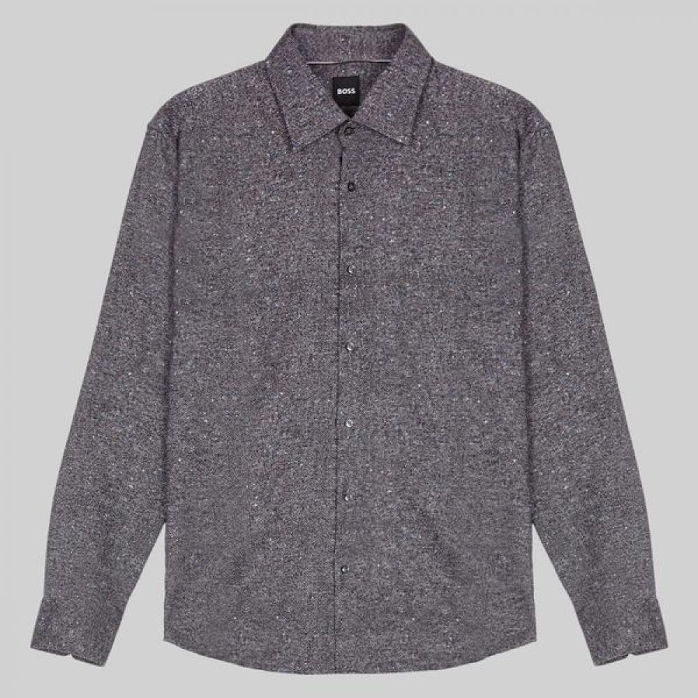 Boss Regular Fit Wool Cotton Blend Shirt Medium Grey 50527371030 43
Boss Regular Fit Wool Cotton Blend Shirt Medium Grey 50527371030 43