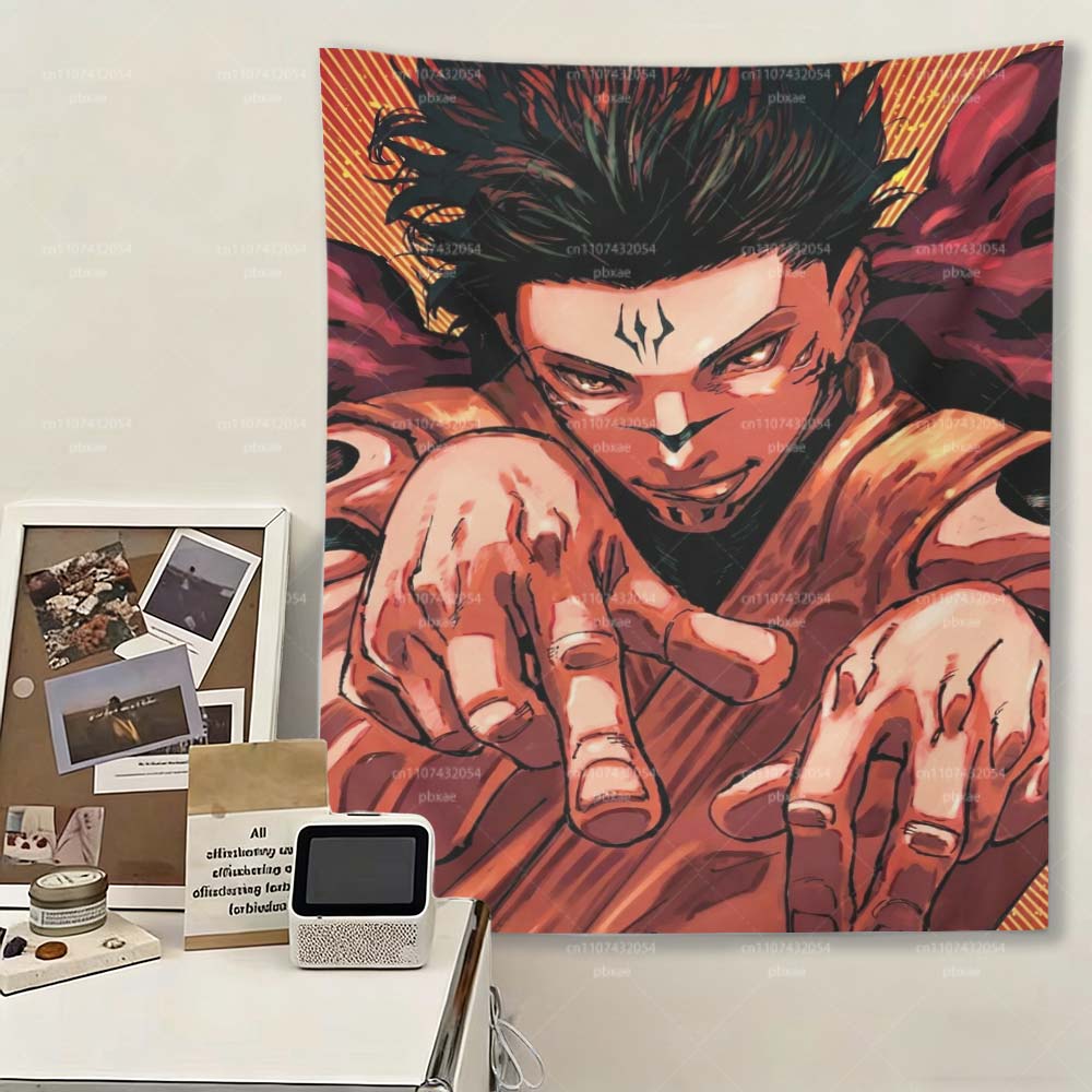 JJujutsu KKaisen Wall Tapestry Anime Manga Art Wall Hanging for Bedroom Dorm Living Room Fan Decor 74x94cm(29x37in)
JJujutsu KKaisen Wall Tapestry Anime Manga Art Wall Hanging for Bedroom Dorm Living Room Fan Decor 74x94cm(29x37in)