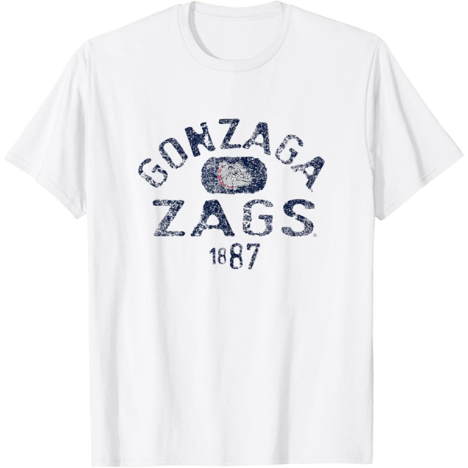 Gonzaga Bulldogs 1887 Vintage Logo T-Shirt XXXXXL білий
Gonzaga Bulldogs 1887 Vintage Logo T-Shirt XXXXXL білий