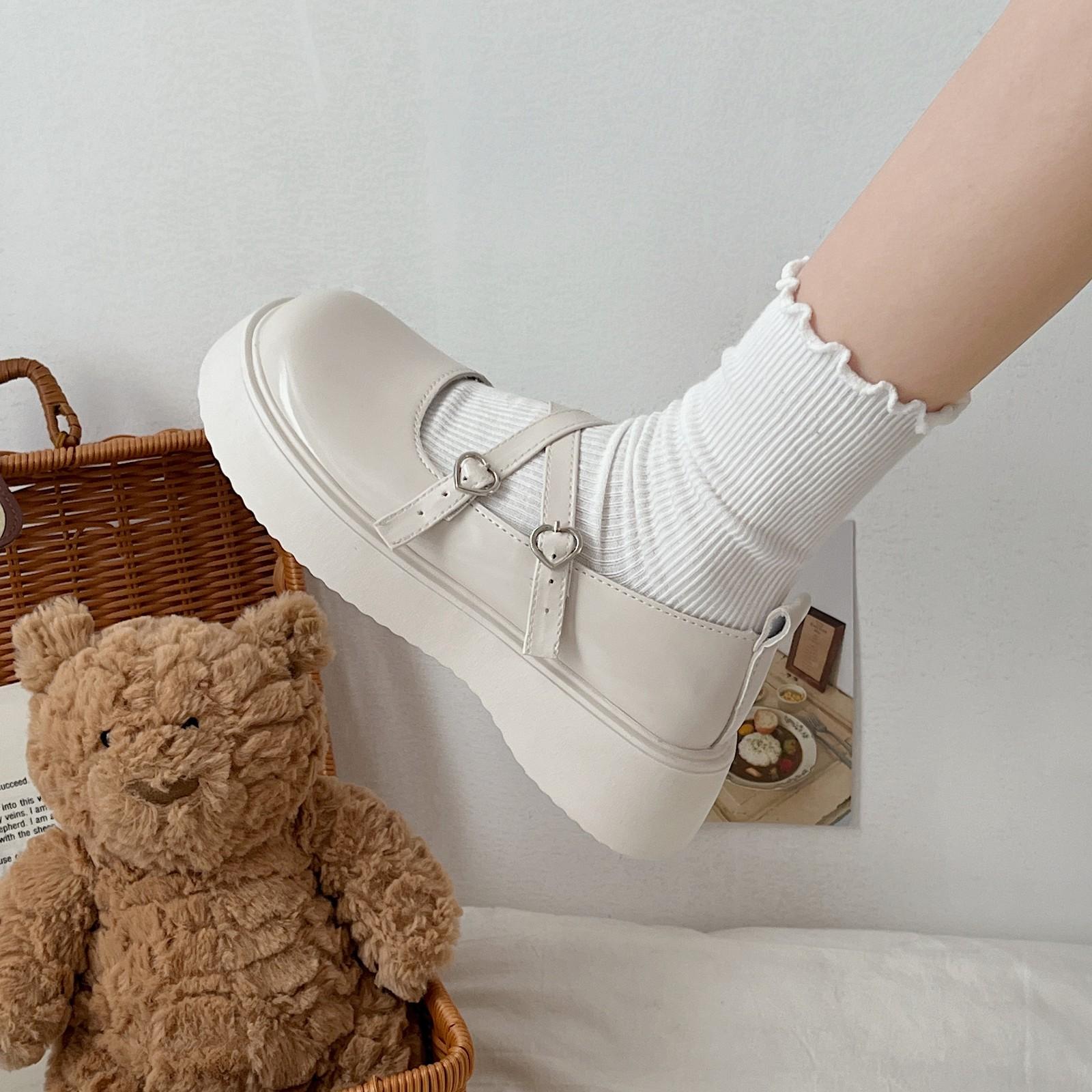 Gothic Women s Shoes Japanese Style Lolita Kawaii Female Footwear Cute Round Toe Leather Mary Jane Cheap Cotton Original Light 42
Gothic Women s Shoes Japanese Style Lolita Kawaii Female Footwear Cute Round Toe Leather Mary Jane Cheap Cotton Original Light 42
