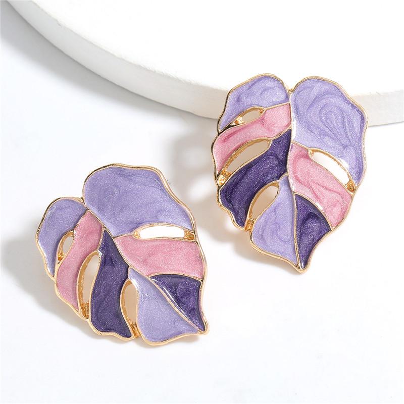 Trending Hollow Leaf Stud Earring Fashion Party Exaggerate Minimalist Earrings Jewelry For Woman Gifts New фиолетовый
Trending Hollow Leaf Stud Earring Fashion Party Exaggerate Minimalist Earrings Jewelry For Woman Gifts New фиолетовый