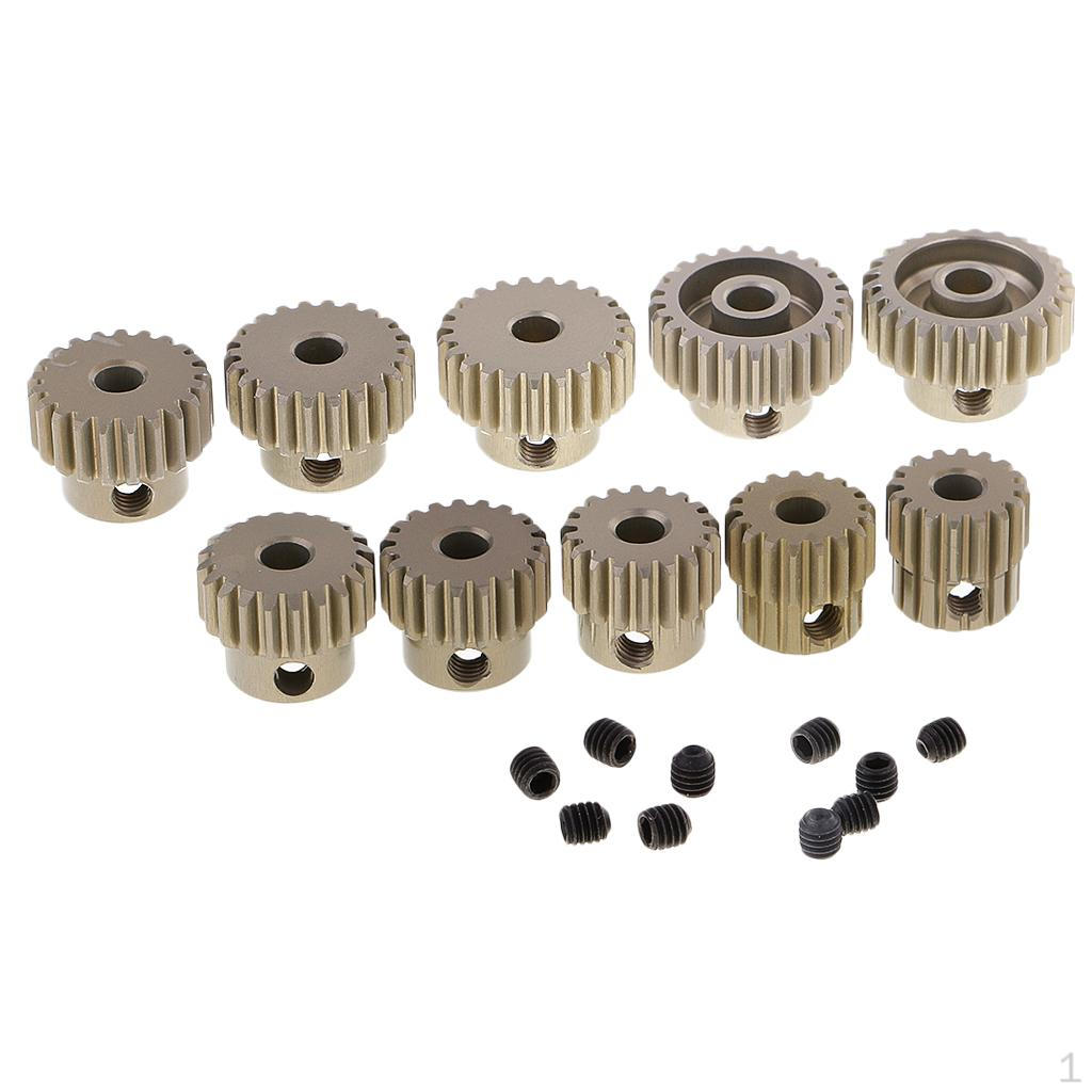 1/10 RC Car 48DP 3.175mm Shaft 16T-25T Motor Gears Pinion Brushed Brushless
1/10 RC Car 48DP 3.175mm Shaft 16T-25T Motor Gears Pinion Brushed Brushless