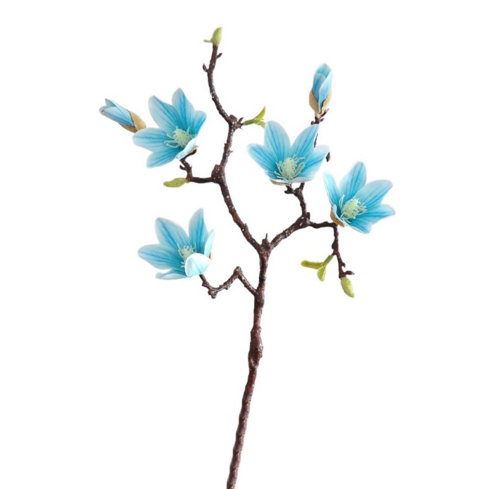 Silk Material Artificial Magnolia Flower Gradient Color 60cm Length Simulated Magnolia 6 Heads Design Touch Feeling Faux Flower синій
Silk Material Artificial Magnolia Flower Gradient Color 60cm Length Simulated Magnolia 6 Heads Design Touch Feeling Faux Flower синій