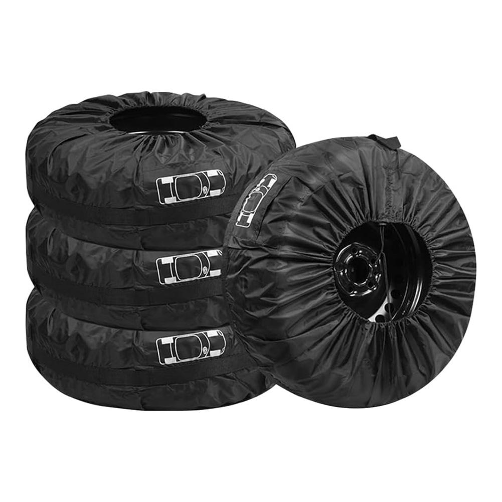 4 Pieces Tire Storage Covers Waterproof and Dustproof Wheel Bags with Adjustable Buckles and Tightening Cord for Secure Fit China Mainland
4 Pieces Tire Storage Covers Waterproof and Dustproof Wheel Bags with Adjustable Buckles and Tightening Cord for Secure Fit China Mainland