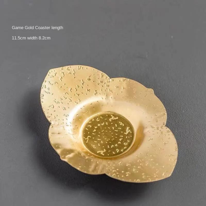 Copper Hammer Pattern Coaster Handmade Tea Cup Holder Heat Insulation Pad Japanese Tea Ceremony Kung Fu Tea Utensils Costers
Copper Hammer Pattern Coaster Handmade Tea Cup Holder Heat Insulation Pad Japanese Tea Ceremony Kung Fu Tea Utensils Costers