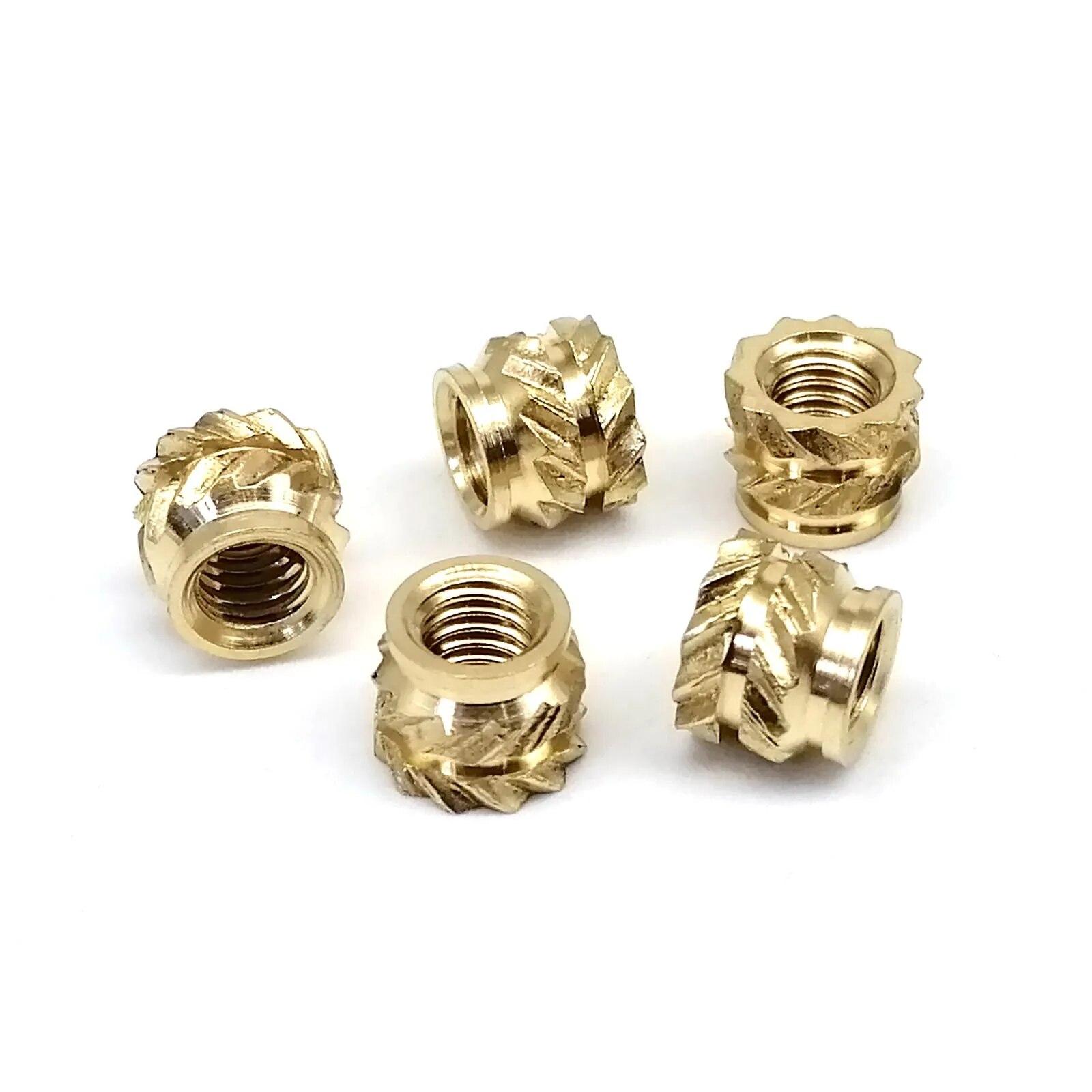 50/100pcs M1.6 M2 M2.5 M3 M4 Solid Brass Copper Embed Insert Nut for Hot Melt Heat Injection Molding Double Twill Knurled Thread M3xL3xOD4.2 50PCs
50/100pcs M1.6 M2 M2.5 M3 M4 Solid Brass Copper Embed Insert Nut for Hot Melt Heat Injection Molding Double Twill Knurled Thread M3xL3xOD4.2 50PCs