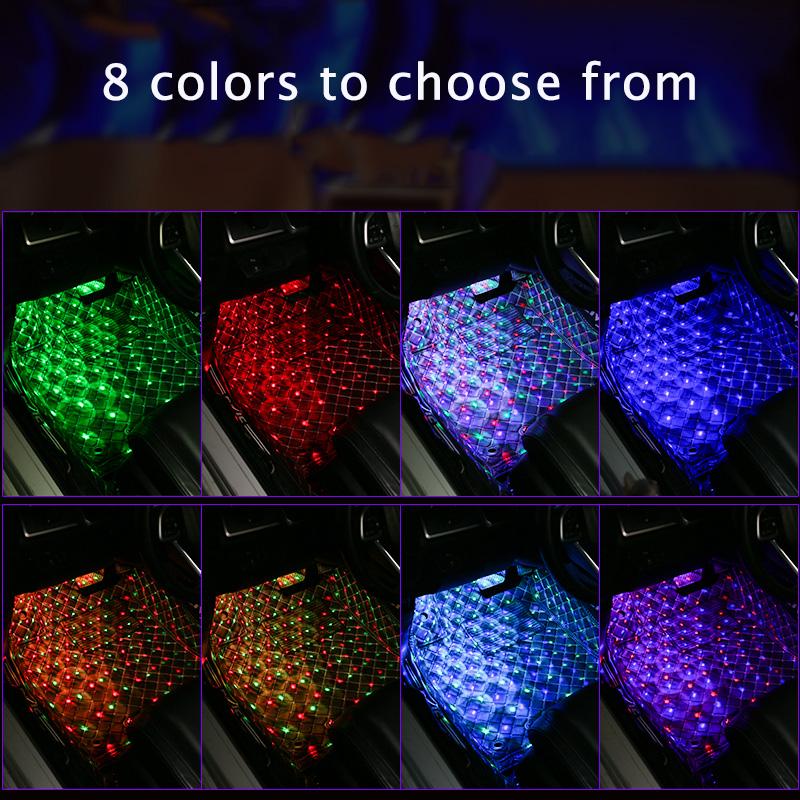 DX4 Cigarette Lighter 4-LEDs Car Footwell Light Strip Music Sound-activated Car Interior Atmosphere Light Type A
DX4 Cigarette Lighter 4-LEDs Car Footwell Light Strip Music Sound-activated Car Interior Atmosphere Light Type A