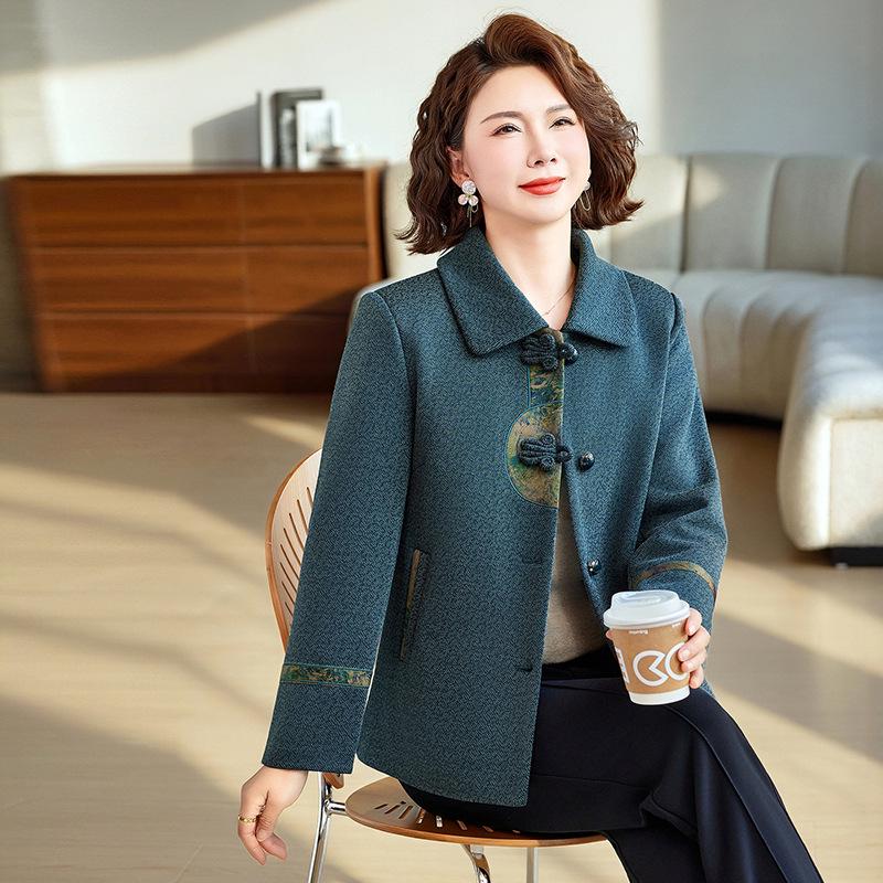 Elegant Embroidered Outerwear for Middle-Aged & Elderly Women - New Spring/Autumn 2026 Collection 2XL (110-125 jin) зелёный
Elegant Embroidered Outerwear for Middle-Aged & Elderly Women - New Spring/Autumn 2026 Collection 2XL (110-125 jin) зелёный