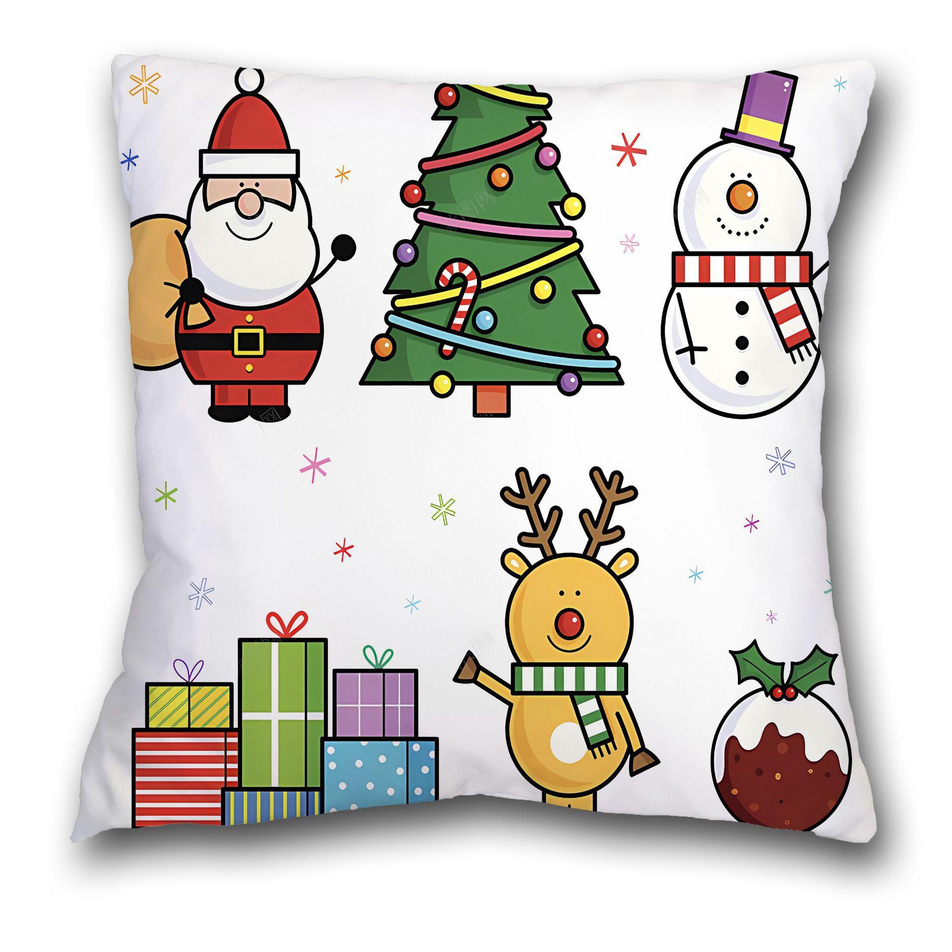 Рождественская подушка Диванная подушка Санта-Клаус Домашняя наволочка с трансграничным принтом наволочка 40x40cm
Рождественская подушка Диванная подушка Санта-Клаус Домашняя наволочка с трансграничным принтом наволочка 40x40cm