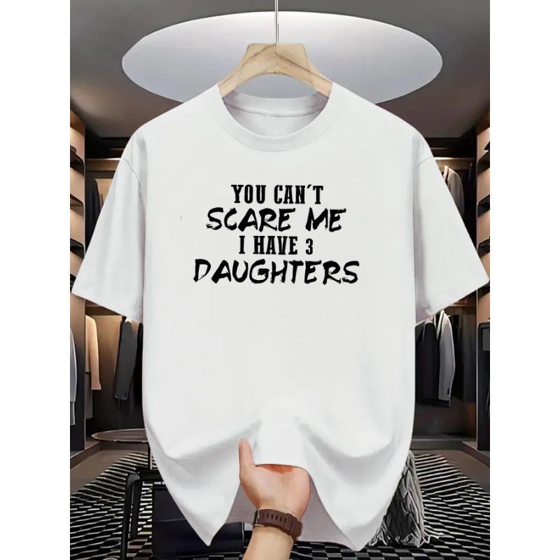 European sizes Men S Light Blue T-Shirt with You Can t Scare Me, I Have 3 Daughters Print - Casual Crew Neck, Short Sleeve 4XL білий
European sizes Men S Light Blue T-Shirt with You Can t Scare Me, I Have 3 Daughters Print - Casual Crew Neck, Short Sleeve 4XL білий