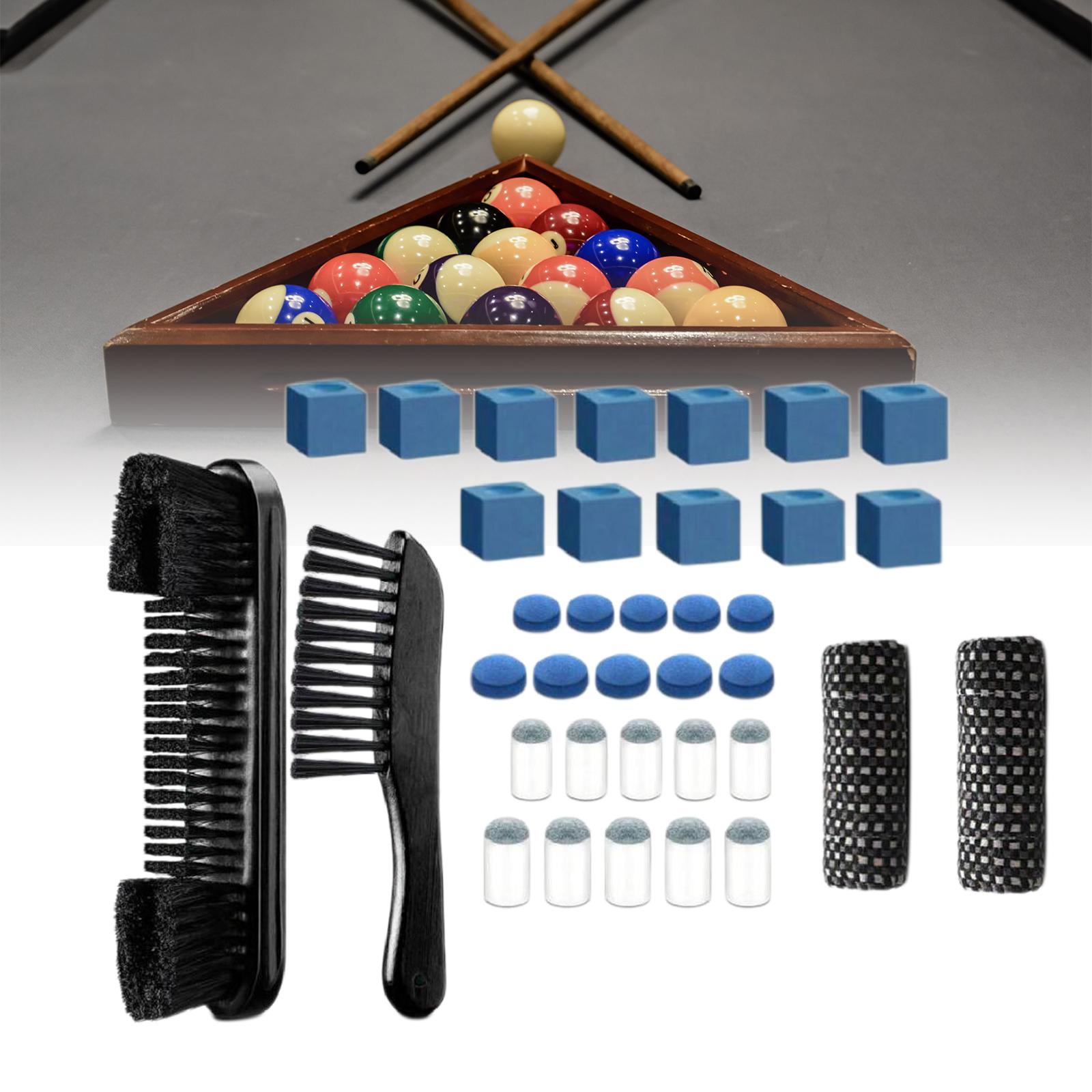 Billiards Pool Table Brush 2 Cue Shaft Cleaner Cloth Lightweight Cue Chalk Portable Table Billiards Accessories Cleaning Tool чорний
Billiards Pool Table Brush 2 Cue Shaft Cleaner Cloth Lightweight Cue Chalk Portable Table Billiards Accessories Cleaning Tool чорний