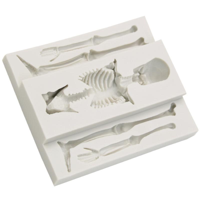 Skull Skeleton Chocolate Silicone Molds 3D Skeleton Bone Silicone Mold For Candy Cookie Making DIY Bakning-B61B
Skull Skeleton Chocolate Silicone Molds 3D Skeleton Bone Silicone Mold For Candy Cookie Making DIY Bakning-B61B