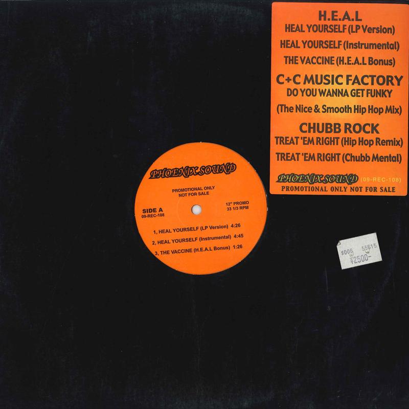 12-дюймовая пластинка H.E.A.L. / C+C MUSIC FACTORY / CHUB - Heal Yourself / Do You Wanna Get Fu 09REC108PROMO PHOENIX SOUND Неизвестный Рэп и Хип-хоп/R&B Б/У
12-дюймовая пластинка H.E.A.L. / C+C MUSIC FACTORY / CHUB - Heal Yourself / Do You Wanna Get Fu 09REC108PROMO PHOENIX SOUND Неизвестный Рэп и Хип-хоп/R&B Б/У
