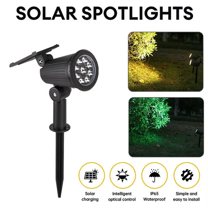 Solar LED spotlight solar light 9LED light adjustable solar spotlight super bright landscape courtyard observation lawn light
Solar LED spotlight solar light 9LED light adjustable solar spotlight super bright landscape courtyard observation lawn light