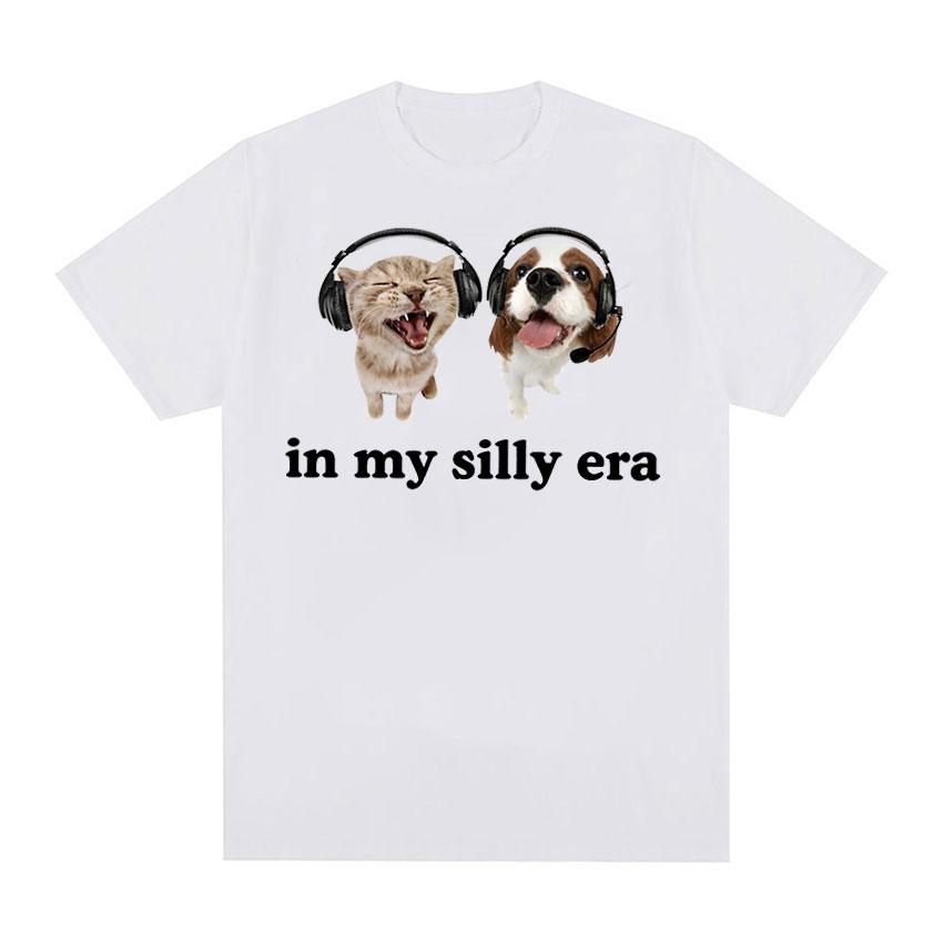Футболка Lover Cat Dog in My Silly Era, забавная футболка с мемами для мужчин и женщин, модные футболки высокого качества с круглым вырезом, повседневная хлопковая футболка большого размера
Футболка Lover Cat Dog in My Silly Era, забавная футболка с мемами для мужчин и женщин, модные футболки высокого качества с круглым вырезом, повседневная хлопковая футболка большого размера