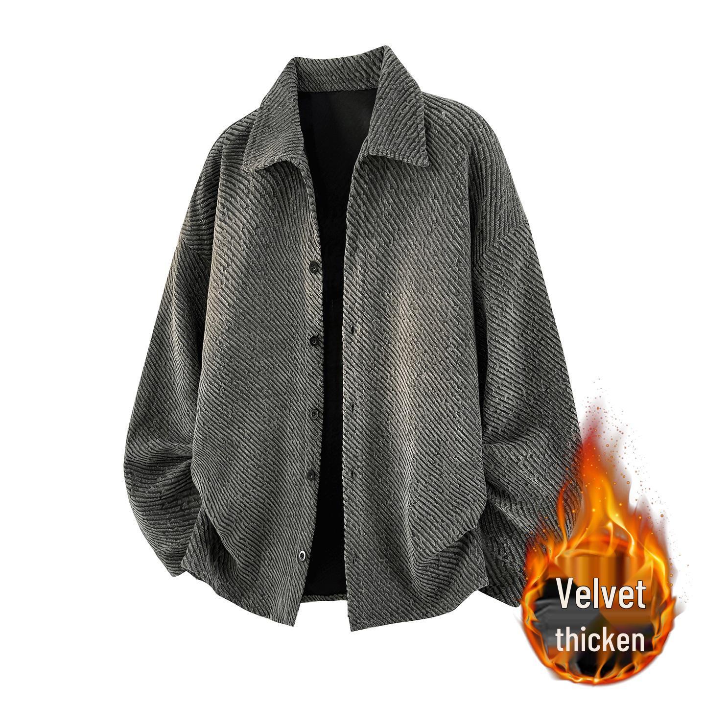 Men s American-Style Winter Velvet Jacket - 2025 Trendy Loose Casual Coat Medium
Men s American-Style Winter Velvet Jacket - 2025 Trendy Loose Casual Coat Medium