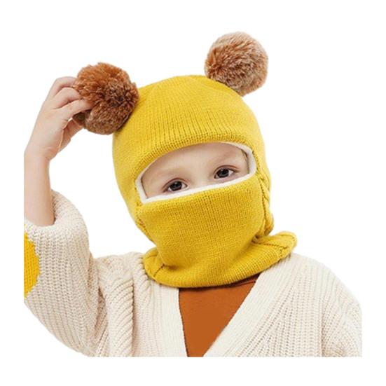 Children Hat Dual Fur Ball Decor Kids Winter Hat Breathable Thermal Cap Outdoor School Thickened Velvet Lining Headgear
Children Hat Dual Fur Ball Decor Kids Winter Hat Breathable Thermal Cap Outdoor School Thickened Velvet Lining Headgear