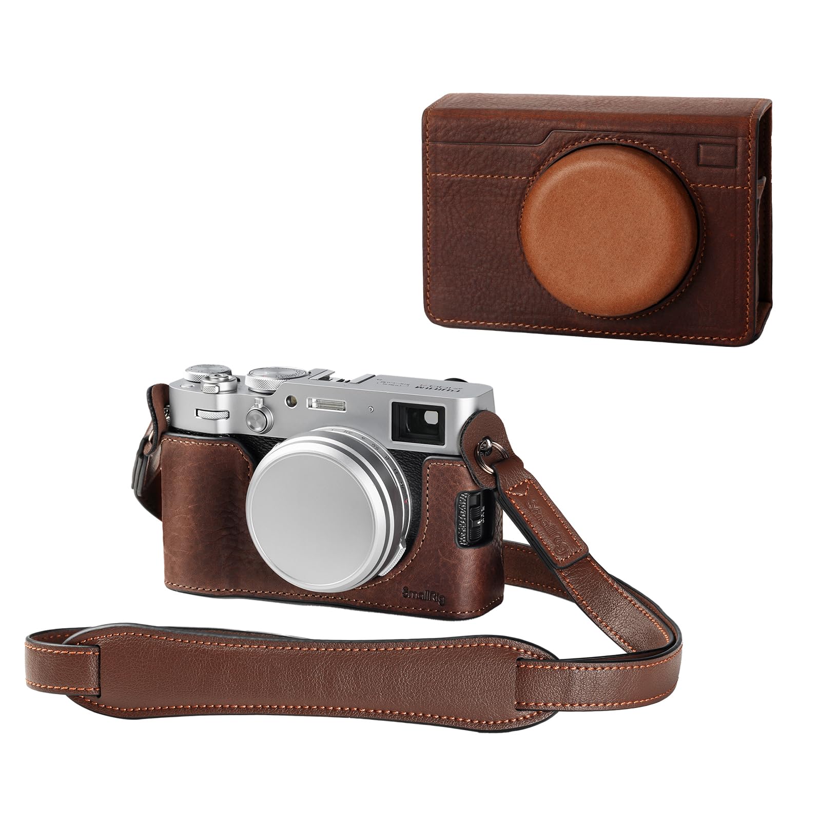 SmallRig Compatible with Fujifilm X100VI Leather Case Kit Includes Flip Case Cover and Shoulder Strap Genuine Leather Material Portable and
SmallRig Compatible with Fujifilm X100VI Leather Case Kit Includes Flip Case Cover and Shoulder Strap Genuine Leather Material Portable and
