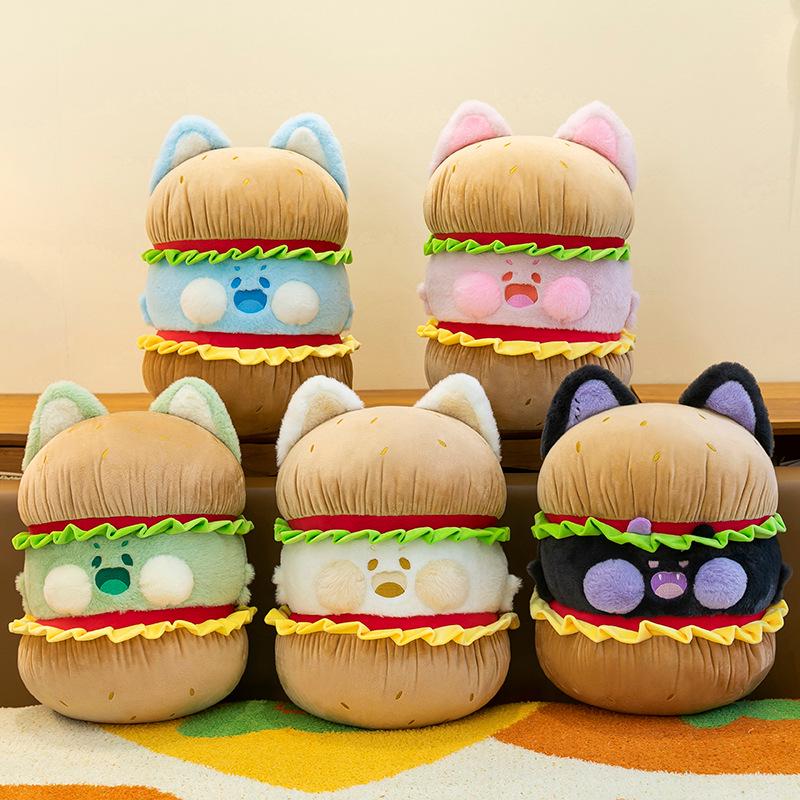 Adorable Dudu Cat Hamburger Plush Toy - Creative Cat Doll Children s Companion Gift 45cm 0.8kg
Adorable Dudu Cat Hamburger Plush Toy - Creative Cat Doll Children s Companion Gift 45cm 0.8kg