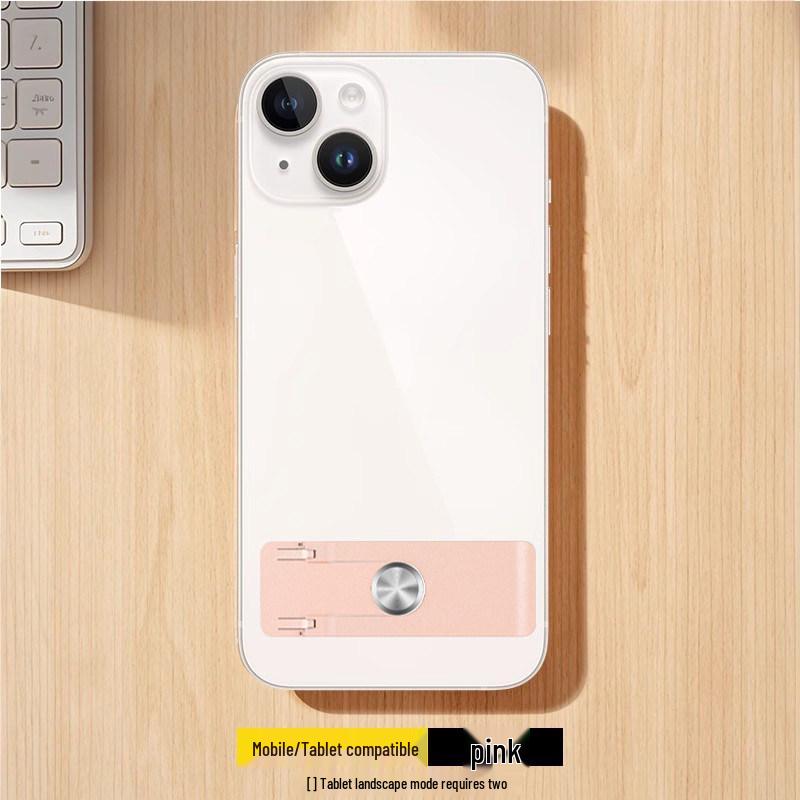 Ultra-Thin Rotatable Phone Stand: Invisible Foldable Adhesive Holder Ultra-thin stand with extra adhesive рожевий
Ultra-Thin Rotatable Phone Stand: Invisible Foldable Adhesive Holder Ultra-thin stand with extra adhesive рожевий